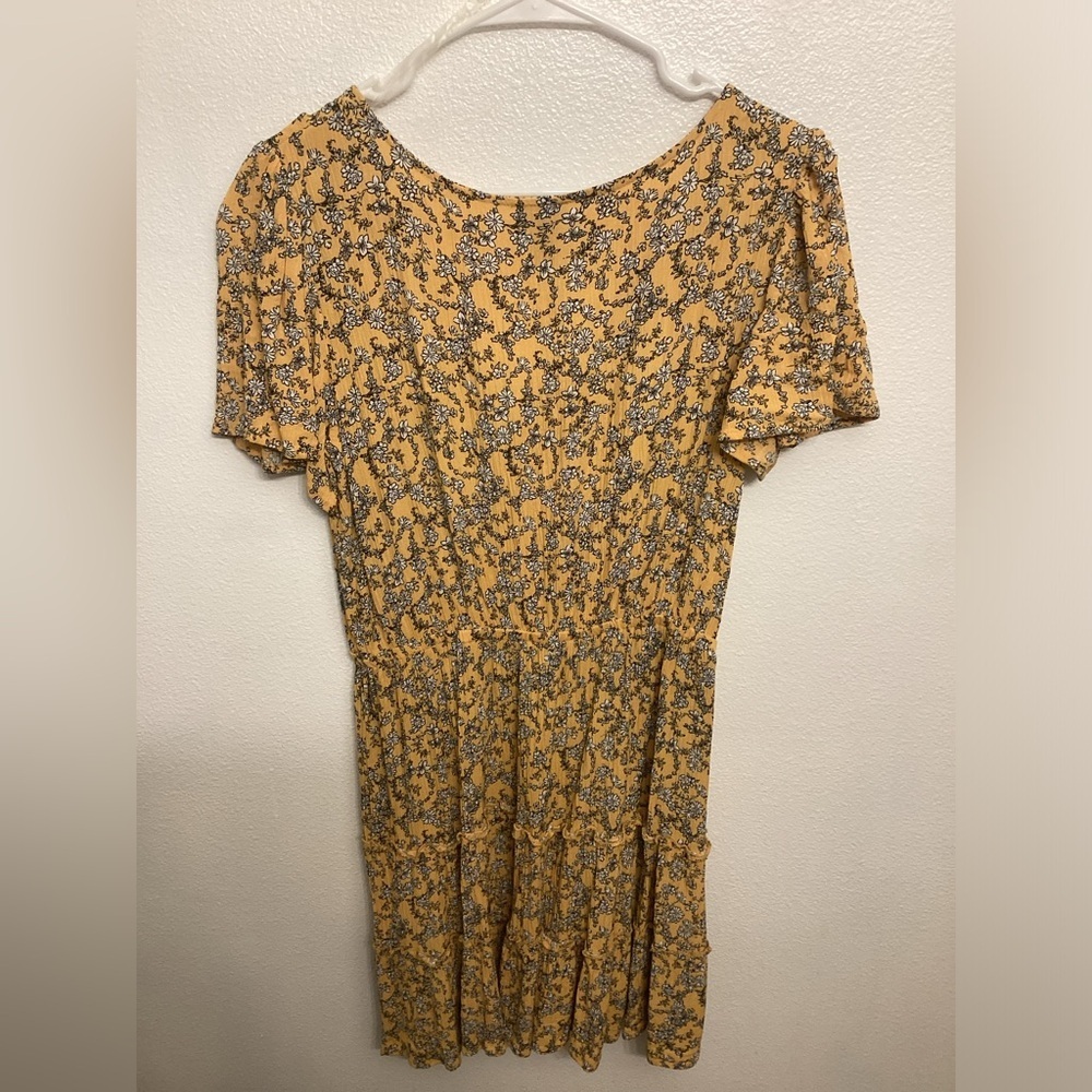 Justify yellow floral juniors dress - Picture 3 of 6